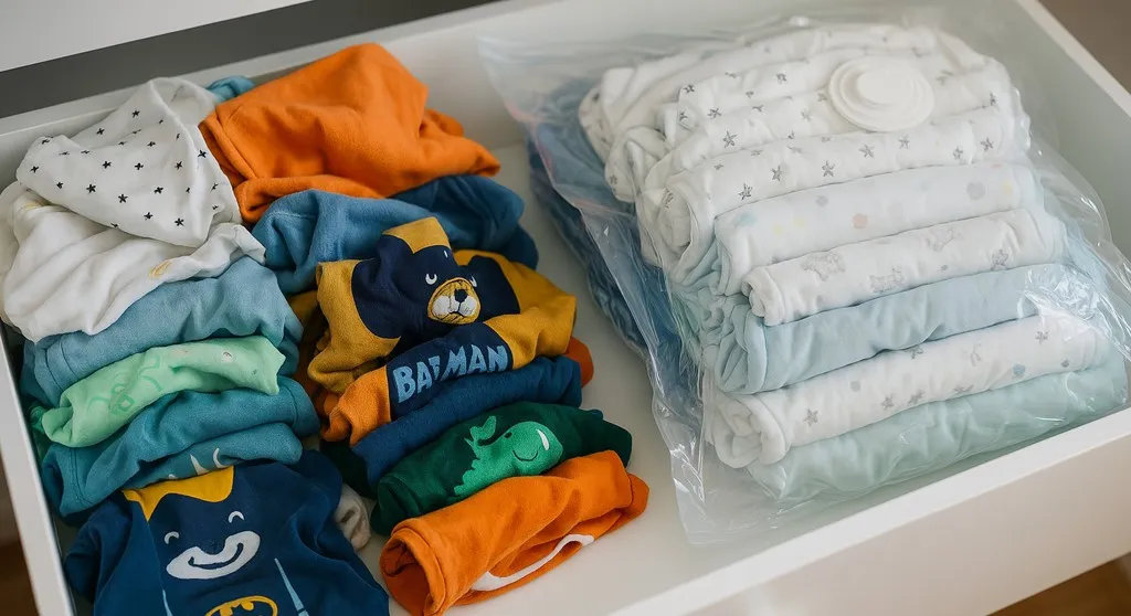Organizando Roupas de Bebê com Sacos a Vácuo: Dicas para Mamães