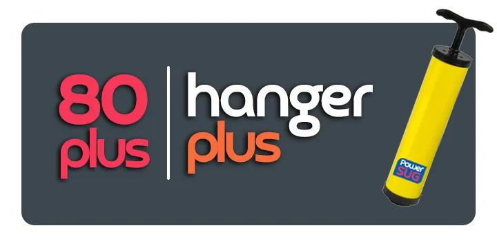 como usar saco a vácuo 80 plus e hanger plus de pendurar