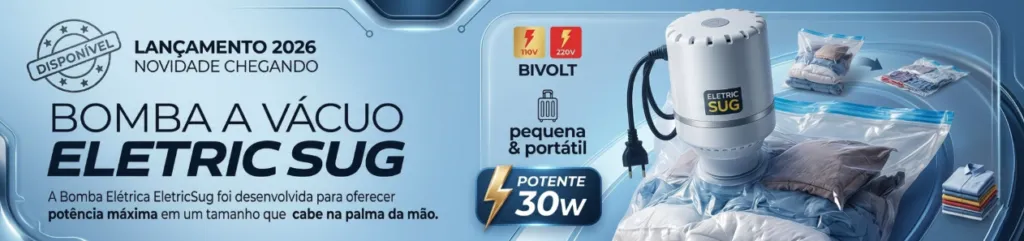 bomba eletrica saco a vácuo bivolt